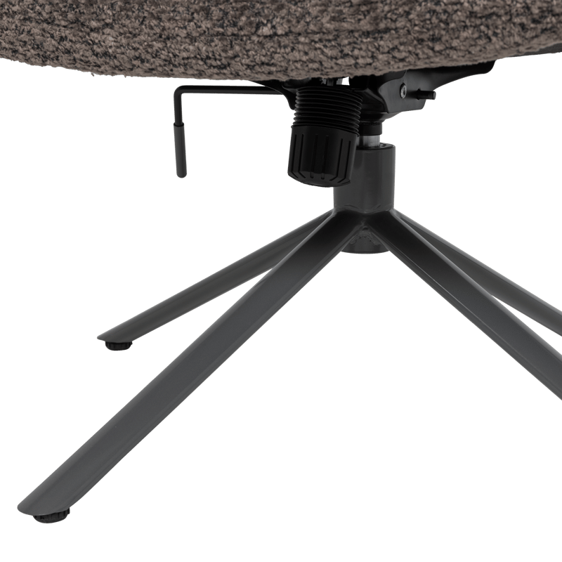 Säädettävä pyörivä nojatuoli Soren - Ruskea - Huonekalut - Tuoli & nojatuoli - Nojatuoli & lepotuoli