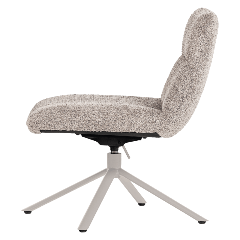 Säädettävä pyörivä nojatuoli Soren - Harmaa - Huonekalut - Tuoli & nojatuoli - Nojatuoli & lepotuoli