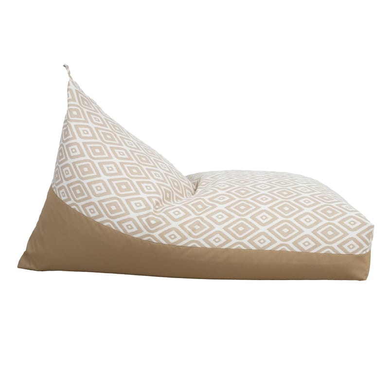 Säkkituoli Viknor 130x80x20/70 cm - beiget timantit/beige - Huonekalut - Tuoli & nojatuoli - Säkkituoli