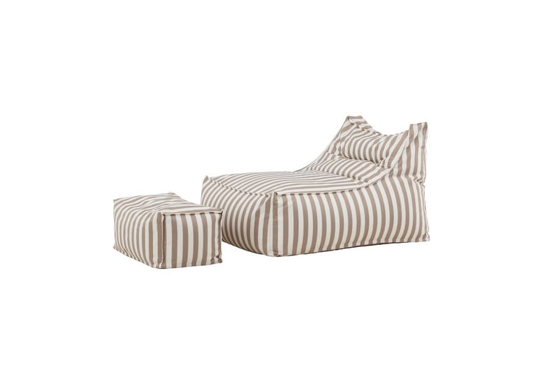 Oleskelutuoli Nojatuoli Redang Beige - Valkoinen/ beige - Huonekalut - Tuoli & nojatuoli - Säkkituoli