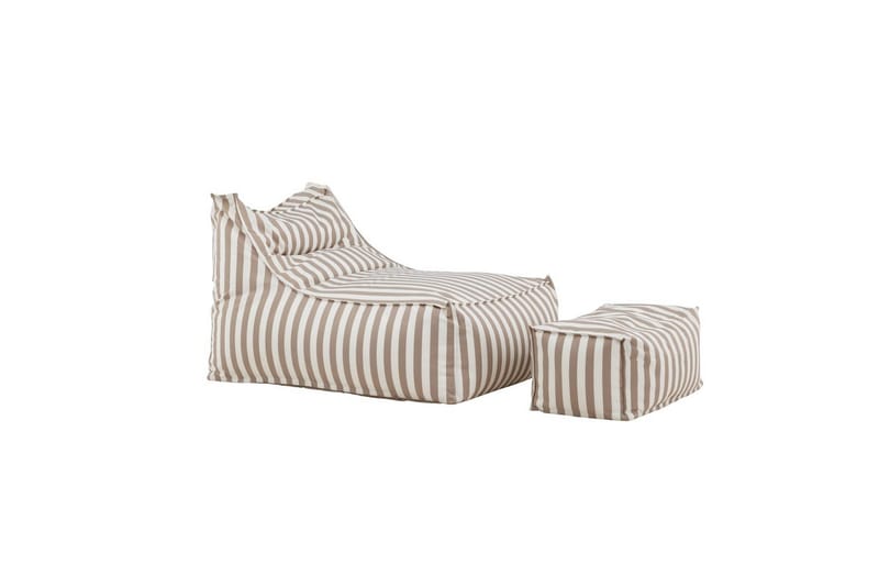 Oleskelutuoli Nojatuoli Redang Beige, Valkoinen/ beige