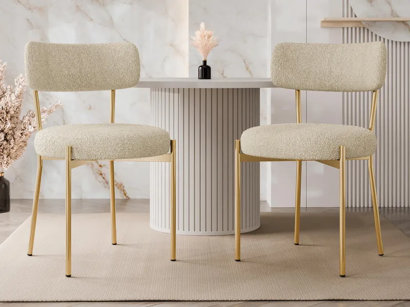 Salvenn Ruokatuoli 2-pakkaus - Beige - Huonekalut - Tuoli & nojatuoli - Ruokapöydän tuolit