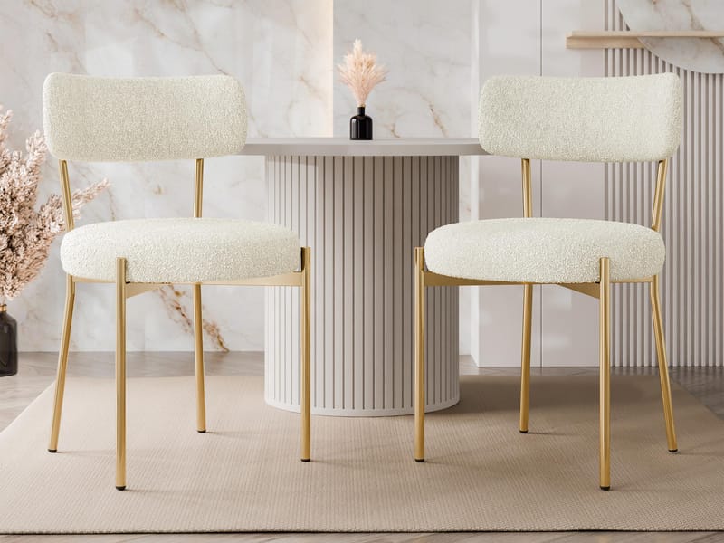 Salvenn Ruokatuoli 2-pakkaus - Beige - Huonekalut - Tuoli & nojatuoli - Ruokapöydän tuolit