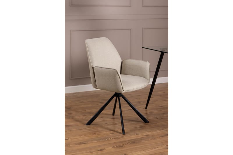 Sapana Nojatuoli - Beige - Huonekalut - Tuoli & nojatuoli - Ruokapöydän tuolit