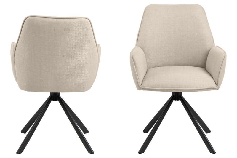 Sapana Nojatuoli - Beige - Huonekalut - Tuoli & nojatuoli - Ruokapöydän tuolit