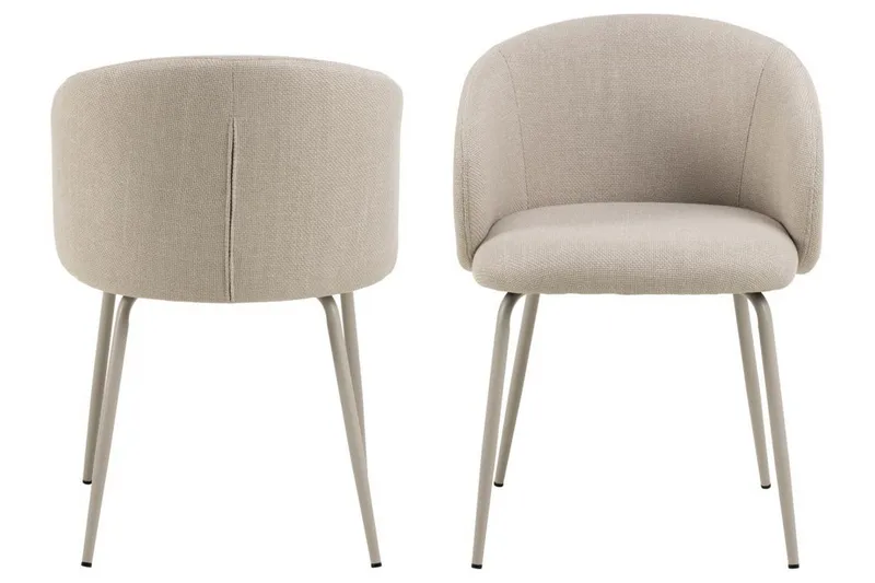 Sarad Käsinojatuoli - Beige - Huonekalut - Tuoli & nojatuoli - Ruokapöydän tuolit