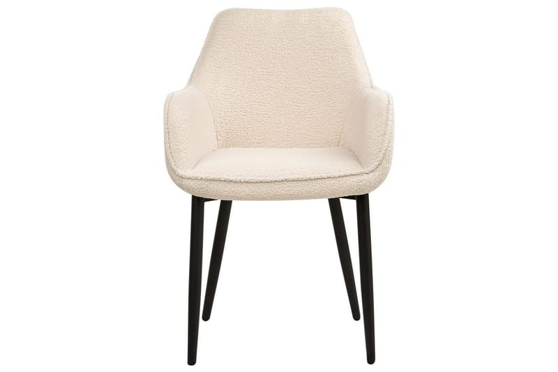 Sarja 2 ruokatuolia Alden - Beige, musta - Huonekalut - Tuoli & nojatuoli - Ruokapöydän tuolit