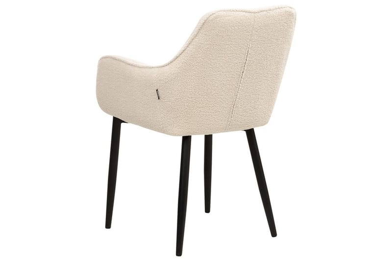 Sarja 2 ruokatuolia Alden - Beige, musta - Huonekalut - Tuoli & nojatuoli - Ruokapöydän tuolit