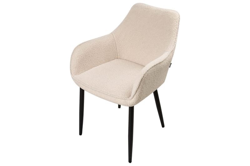 Sarja 2 ruokatuolia Alden - Beige, musta - Huonekalut - Tuoli & nojatuoli - Ruokapöydän tuolit