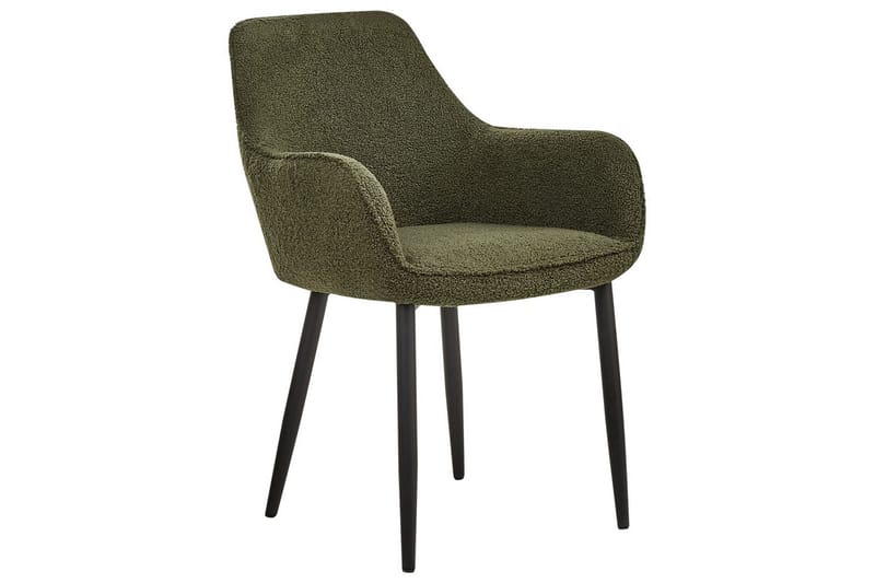 Sarja 2 ruokatuolia Alden - Vihreä, musta - Huonekalut - Tuoli & nojatuoli - Ruokapöydän tuolit