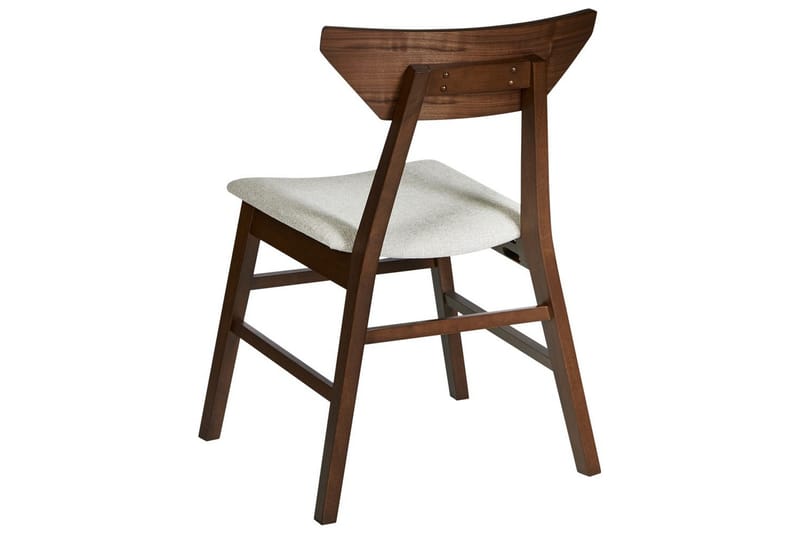 Sarja 2 ruokatuolia Hopkins - Ruskea, Beige - Huonekalut - Tuoli & nojatuoli - Ruokapöydän tuolit