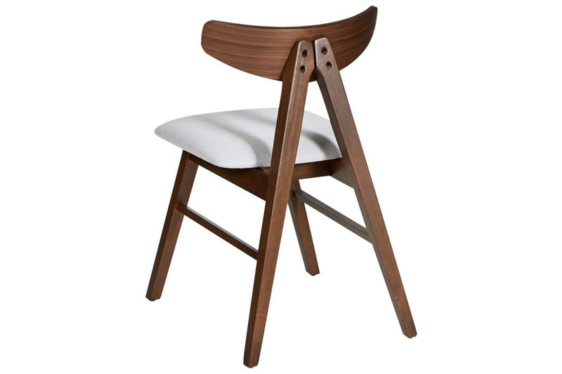 Sarja 2 ruokatuolia Lacota - Ruskea, Harmaa - Huonekalut - Tuoli & nojatuoli - Ruokapöydän tuolit