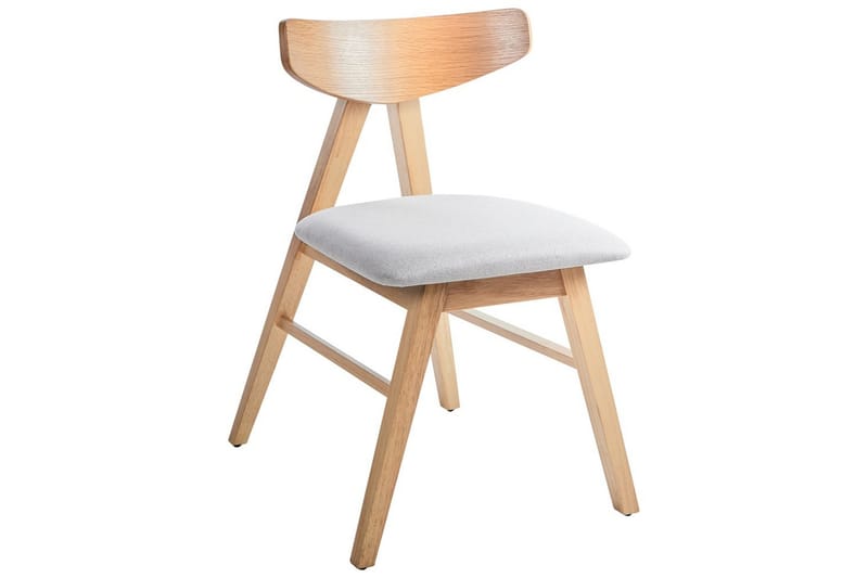 Sarja 2 ruokatuolia Lacota - Vaaleanruskea, harmaa - Huonekalut - Tuoli & nojatuoli - Ruokapöydän tuolit