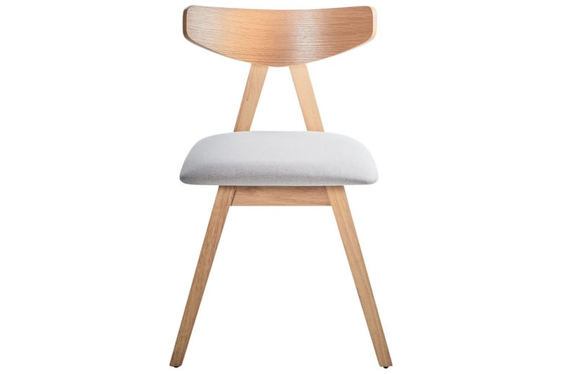 Sarja 2 ruokatuolia Lacota - Vaaleanruskea, harmaa - Huonekalut - Tuoli & nojatuoli - Ruokapöydän tuolit