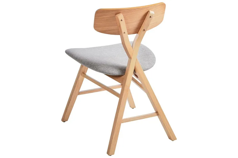 Sarja 2 ruokatuolia Leland - Ruskea, Harmaa - Huonekalut - Tuoli & nojatuoli - Ruokapöydän tuolit