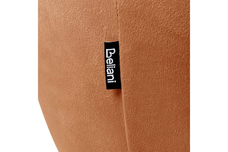 Sarja 2 ruokatuolia Loverna - Oranssi, kulta/Sametti - Huonekalut - Tuoli & nojatuoli - Ruokapöydän tuolit