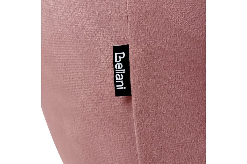 Sarja 2 ruokatuolia Loverna - Rosa, kulta/Sametti, Rosa, Kulta/Sametti - Huonekalut - Tuoli & nojatuoli - Ruokapöydän tuolit