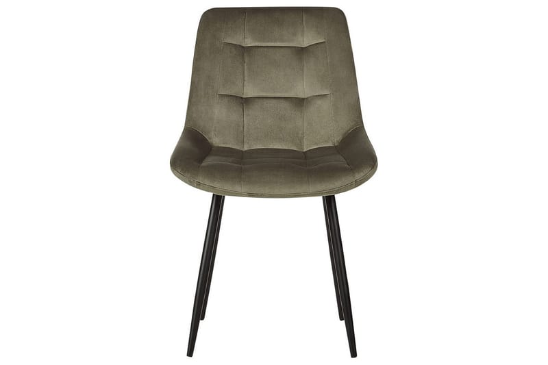 Sarja 2 ruokatuolia Melrose - Vihreä, musta - Huonekalut - Tuoli & nojatuoli - Ruokapöydän tuolit