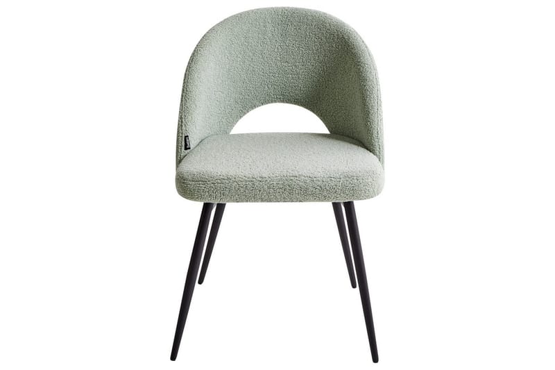 Sarja 2 ruokatuolia Onaga - Vaaleanvihreä, musta - Huonekalut - Tuoli & nojatuoli - Ruokapöydän tuolit