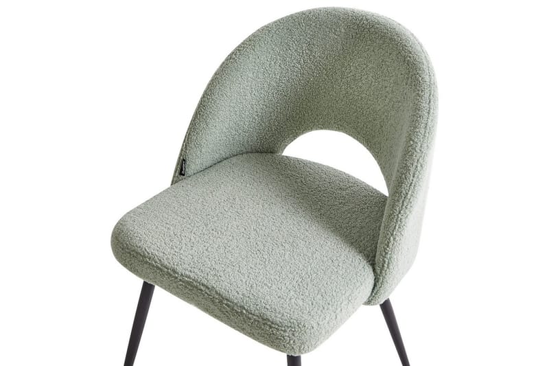 Sarja 2 ruokatuolia Onaga - Vaaleanvihreä, musta - Huonekalut - Tuoli & nojatuoli - Ruokapöydän tuolit