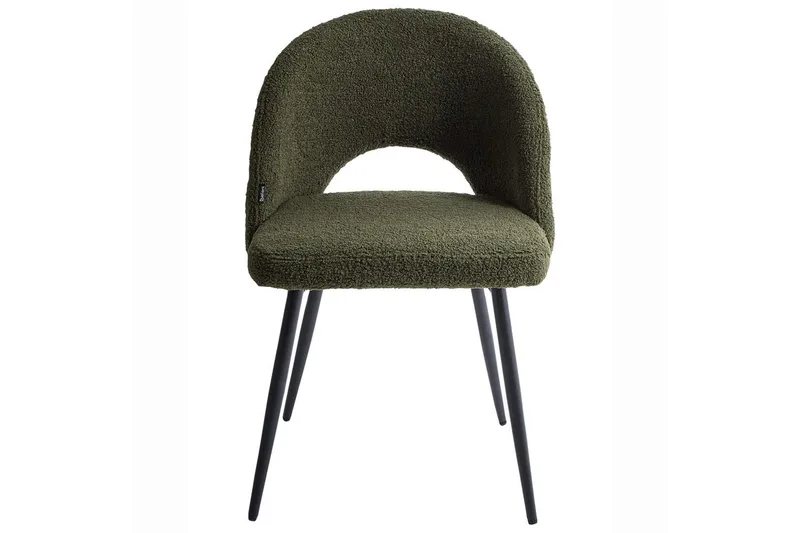 Sarja 2 ruokatuolia Onaga - Vihreä, musta - Huonekalut - Tuoli & nojatuoli - Ruokapöydän tuolit