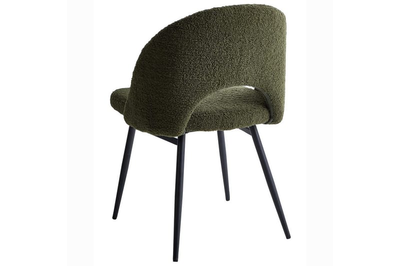 Sarja 2 ruokatuolia Onaga - Vihreä, musta - Huonekalut - Tuoli & nojatuoli - Ruokapöydän tuolit