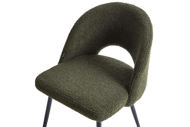 Sarja 2 ruokatuolia Onaga - Vihreä, musta - Huonekalut - Tuoli & nojatuoli - Ruokapöydän tuolit