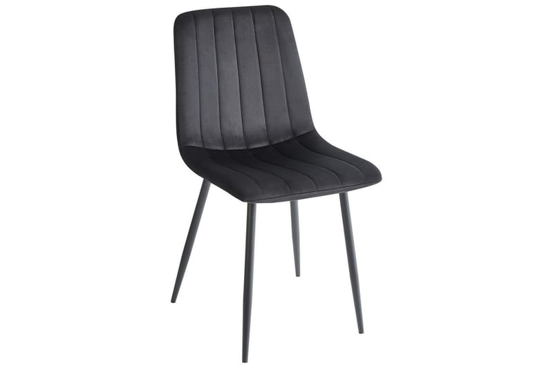 Sarja 4 ruokatuolia Kalispell - Musta - Huonekalut - Tuoli & nojatuoli - Ruokapöydän tuolit