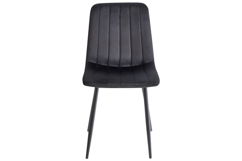 Sarja 4 ruokatuolia Kalispell - Musta - Huonekalut - Tuoli & nojatuoli - Ruokapöydän tuolit
