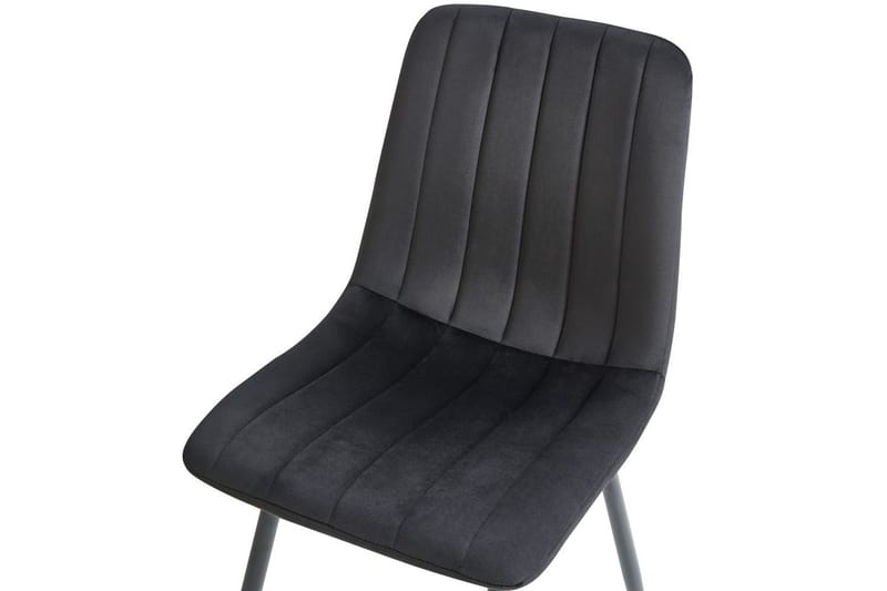 Sarja 4 ruokatuolia Kalispell - Musta - Huonekalut - Tuoli & nojatuoli - Ruokapöydän tuolit