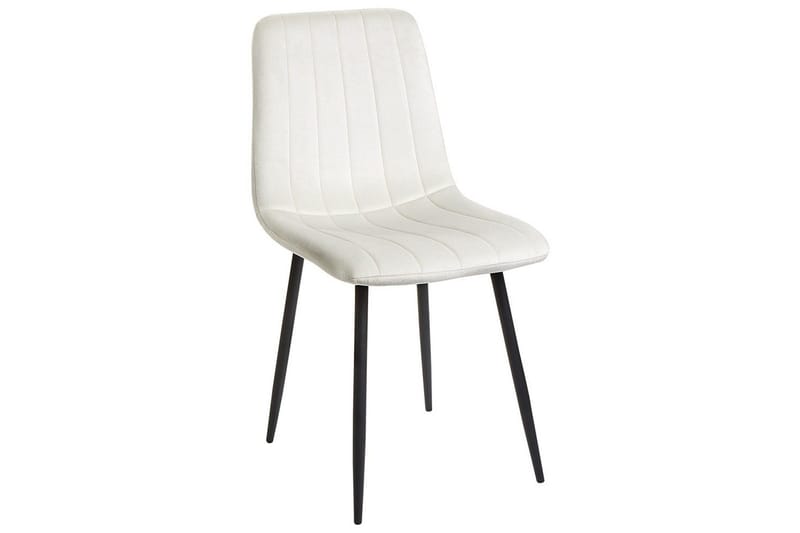 Sarja 4 ruokatuolia Kalispell - Valkoinen, Musta - Huonekalut - Tuoli & nojatuoli - Ruokapöydän tuolit