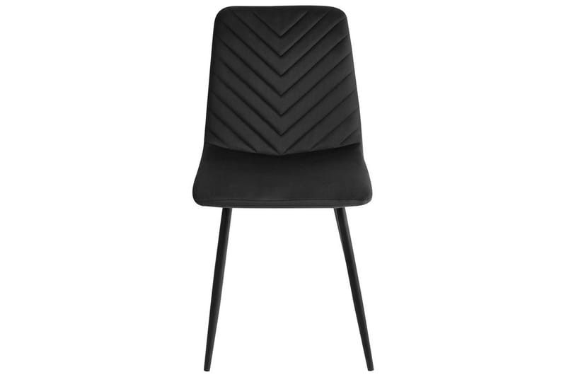 Sarja 4 ruokatuolia Kaura - Musta - Huonekalut - Tuoli & nojatuoli - Ruokapöydän tuolit