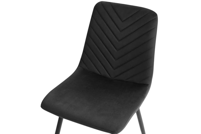 Sarja 4 ruokatuolia Kaura - Musta - Huonekalut - Tuoli & nojatuoli - Ruokapöydän tuolit