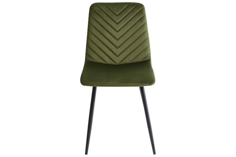 Sarja 4 ruokatuolia Kaura - Vihreä, musta - Huonekalut - Tuoli & nojatuoli - Ruokapöydän tuolit