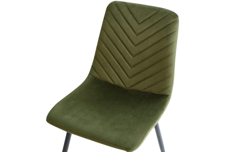 Sarja 4 ruokatuolia Kaura - Vihreä, musta - Huonekalut - Tuoli & nojatuoli - Ruokapöydän tuolit
