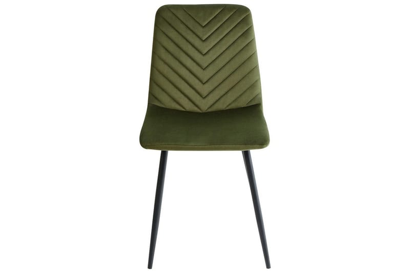 Sarja 4 ruokatuolia Kaura - Vihreä, musta - Huonekalut - Tuoli & nojatuoli - Ruokapöydän tuolit