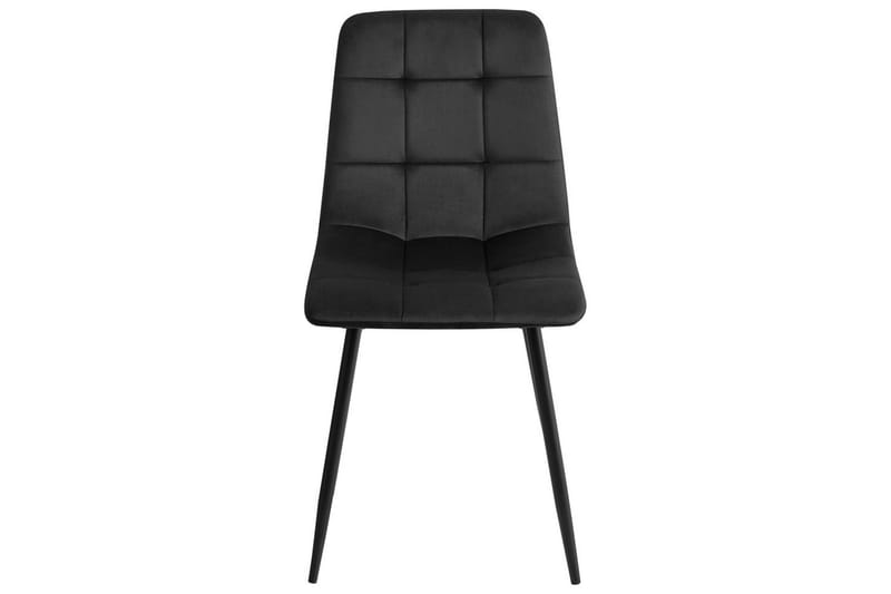 Sarja 4 ruokatuolia Powell - Musta - Huonekalut - Tuoli & nojatuoli - Ruokapöydän tuolit