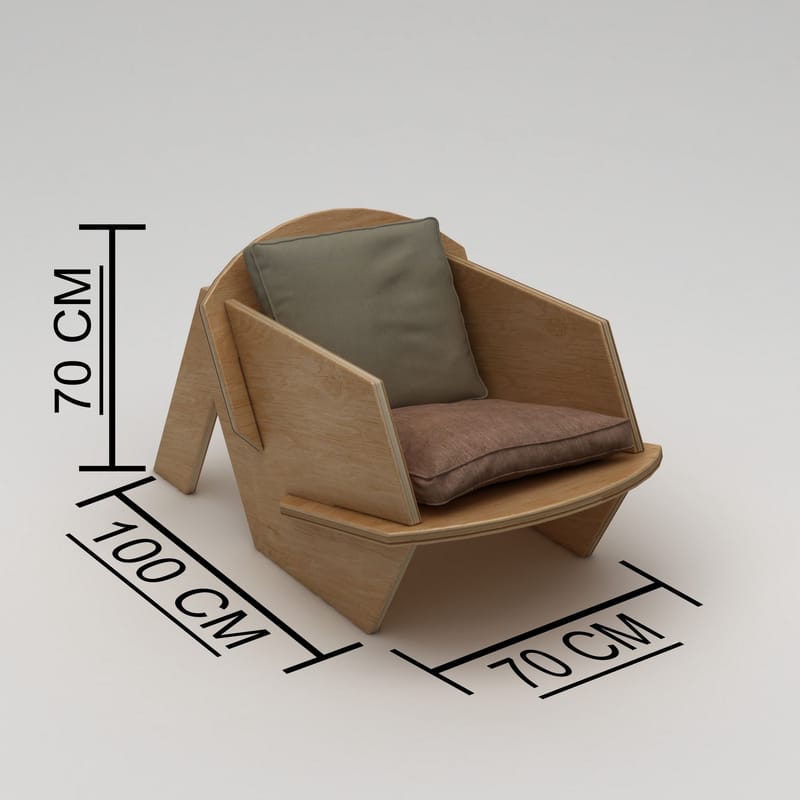 Satira Korvatuoli - Luonnonpuu - Huonekalut - Tuoli & nojatuoli - Nojatuoli & lepotuoli