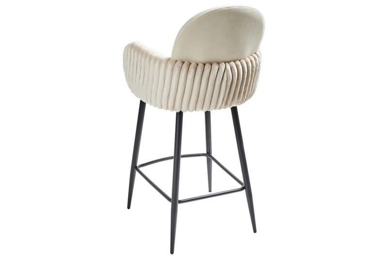 Setti, 2 baarituolia Amity - Vaaleanbeige, musta - Huonekalut - Tuoli & nojatuoli - Baarituoli