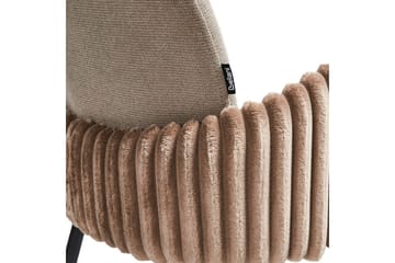 Setti, 2 ruokatuolia Amity - Beige, musta, ruskea - Huonekalut - Tuoli & nojatuoli - Ruokapöydän tuolit