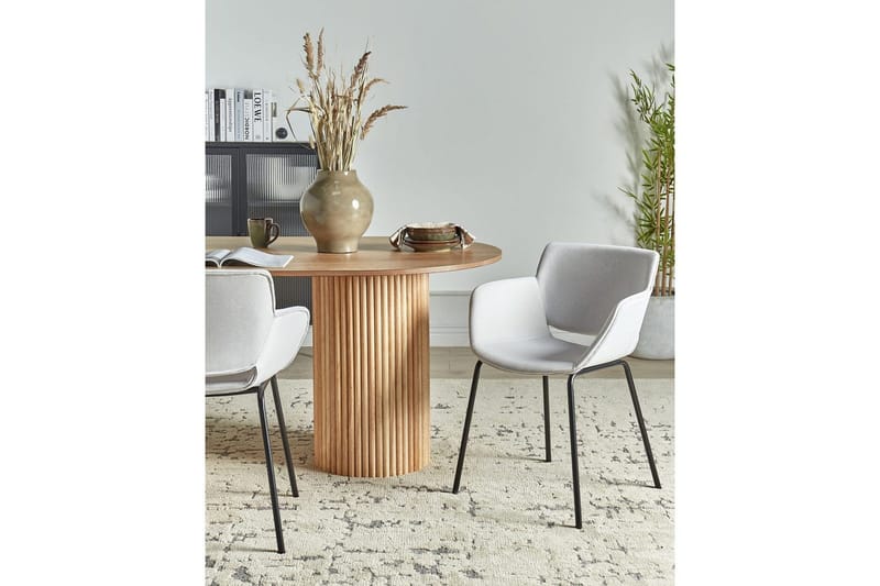 Setti, 2 ruokatuolia Axtel - Harmaa, musta - Huonekalut - Tuoli & nojatuoli - Ruokapöydän tuolit