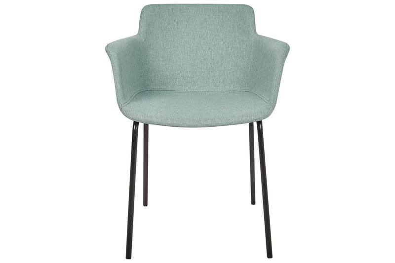 Setti, 2 ruokatuolia Belfield - Mintunvihreä, Musta - Huonekalut - Tuoli & nojatuoli - Ruokapöydän tuolit