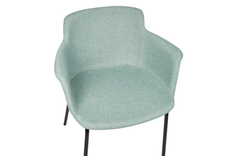 Setti, 2 ruokatuolia Belfield - Mintunvihreä, Musta - Huonekalut - Tuoli & nojatuoli - Ruokapöydän tuolit