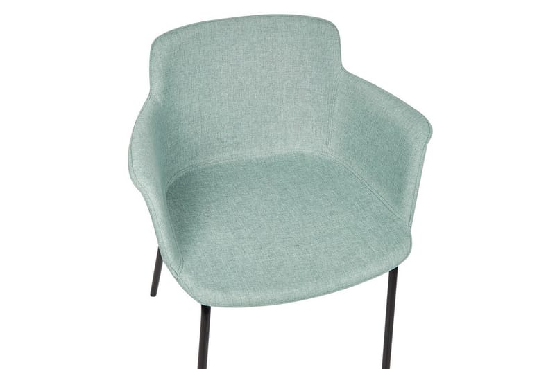 Setti, 2 ruokatuolia Belfield - Mintunvihreä, Musta - Huonekalut - Tuoli & nojatuoli - Ruokapöydän tuolit