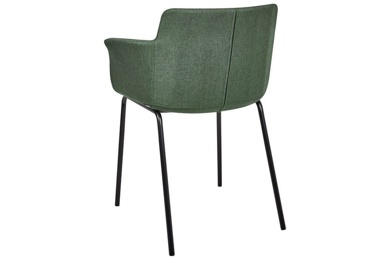 Setti, 2 ruokatuolia Belfield - Vihreä, musta - Huonekalut - Tuoli & nojatuoli - Ruokapöydän tuolit