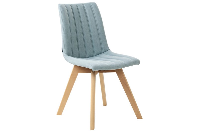 Setti, 2 ruokatuolia Calgary - Sininen, vaalea puu - Huonekalut - Tuoli & nojatuoli - Ruokapöydän tuolit