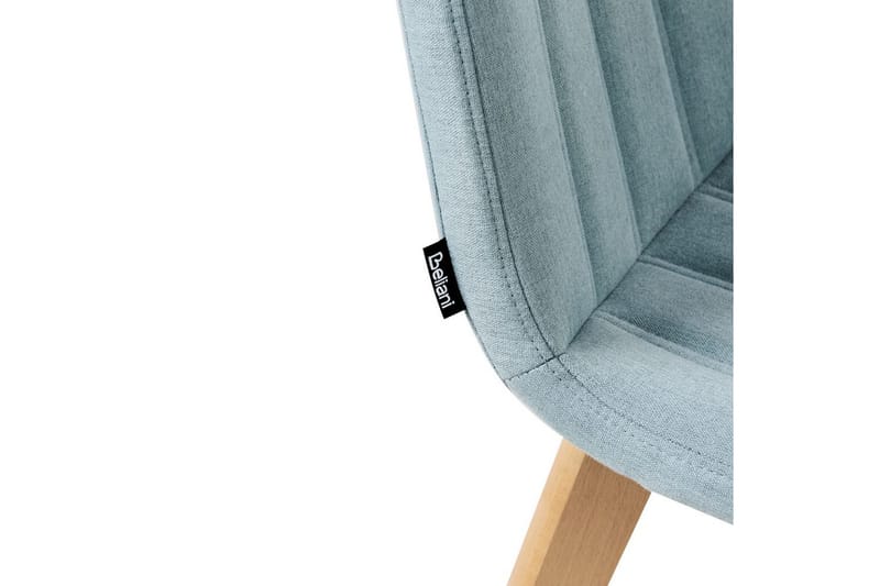 Setti, 2 ruokatuolia Calgary - Sininen, vaalea puu - Huonekalut - Tuoli & nojatuoli - Ruokapöydän tuolit