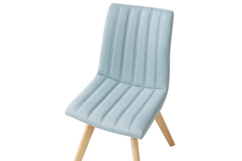Setti, 2 ruokatuolia Calgary - Sininen, vaalea puu - Huonekalut - Tuoli & nojatuoli - Ruokapöydän tuolit