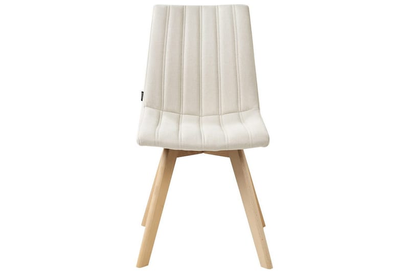 Setti, 2 ruokatuolia Calgary - Valkoinen, vaalea puu - Huonekalut - Tuoli & nojatuoli - Ruokapöydän tuolit