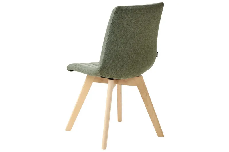 Setti, 2 ruokatuolia Calgary - Vihreä, vaalea puu - Huonekalut - Tuoli & nojatuoli - Ruokapöydän tuolit